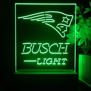 New England Patriots Busch Light LED Desk Light