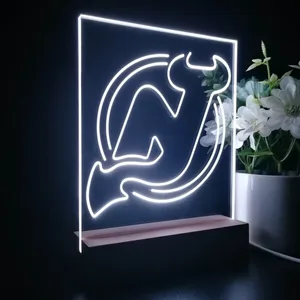 New Jersey Devils Logo 1 LED Desk Light - Legacy Edition