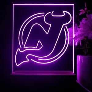 New Jersey Devils Logo 1 LED Desk Light - Legacy Edition
