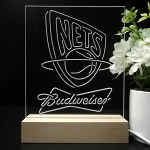 New Jersey Nets Budweiser LED Desk Light
