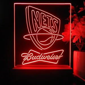 New Jersey Nets Budweiser LED Desk Light