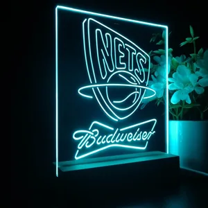 New Jersey Nets Budweiser LED Desk Light