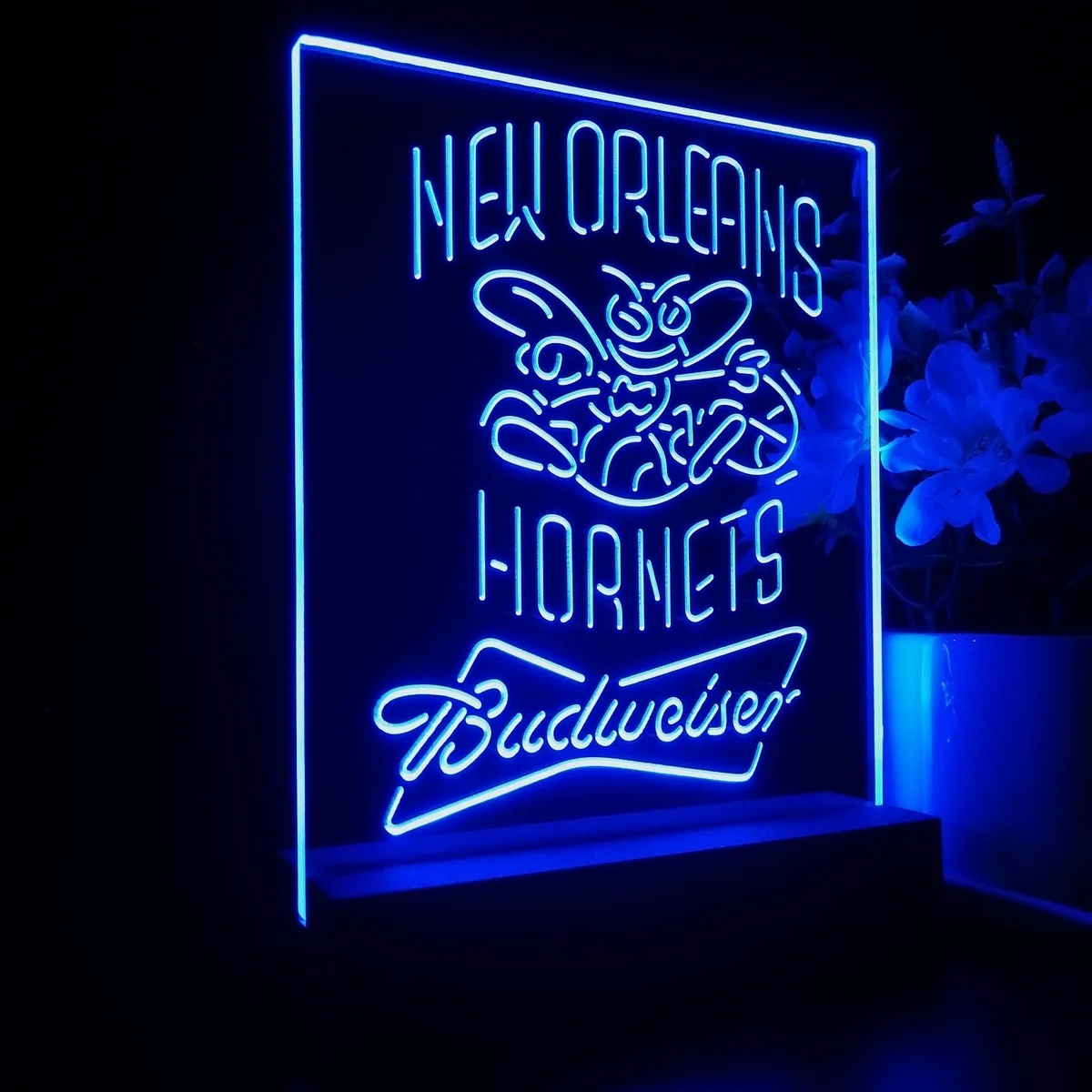 New Orleans Hornets Budweiser LED Desk Light