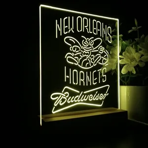 New Orleans Hornets Budweiser LED Desk Light