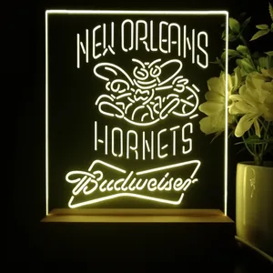 New Orleans Hornets Budweiser LED Desk Light