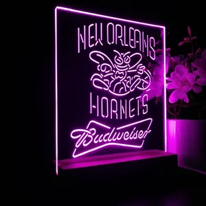 New Orleans Hornets Budweiser LED Desk Light
