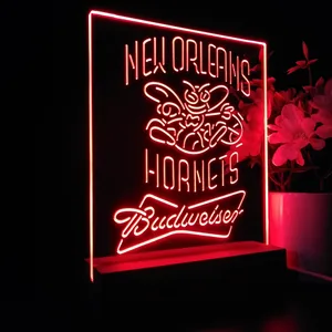 New Orleans Hornets Budweiser LED Desk Light