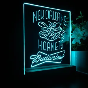 New Orleans Hornets Budweiser LED Desk Light