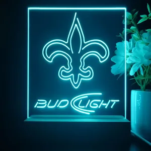 New Orleans Saints Bud Light LED Desk Light