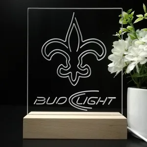 New Orleans Saints Bud Light LED Desk Light