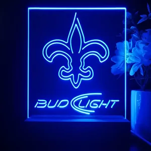 New Orleans Saints Bud Light LED Desk Light