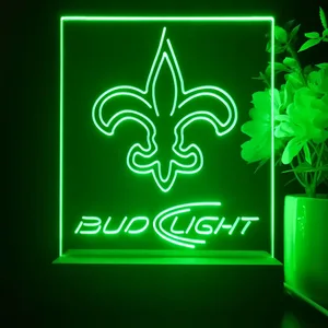 New Orleans Saints Bud Light LED Desk Light