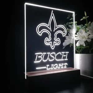 New Orleans Saints Busch Light LED Desk Light