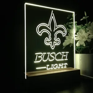 New Orleans Saints Busch Light LED Desk Light