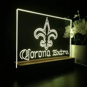 New Orleans Saints Corona Extra LED Desk Light