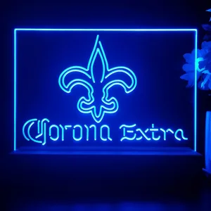 New Orleans Saints Corona Extra LED Desk Light