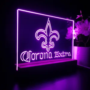 New Orleans Saints Corona Extra LED Desk Light