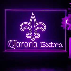 New Orleans Saints Corona Extra LED Desk Light