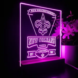New Orleans Saints EST 1967 LED Desk Light