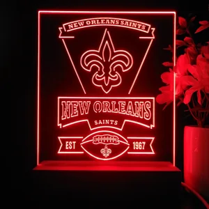 New Orleans Saints EST 1967 LED Desk Light