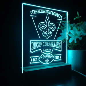 New Orleans Saints EST 1967 LED Desk Light