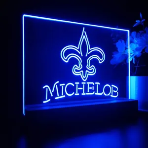 New Orleans Saints Michelob LED Desk Light