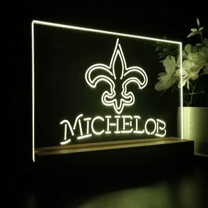 New Orleans Saints Michelob LED Desk Light