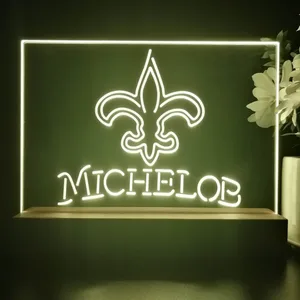 New Orleans Saints Michelob LED Desk Light