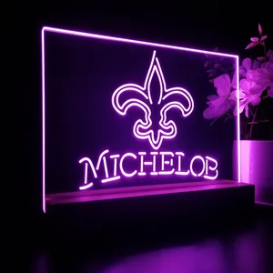 New Orleans Saints Michelob LED Desk Light