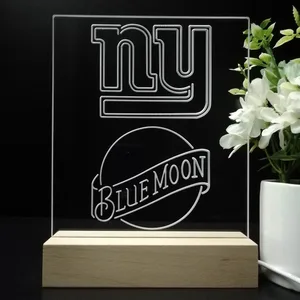 New York Giants Blue Moon LED Desk Light