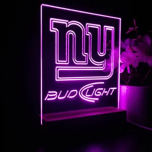New York Giants Bud Light LED Desk Light