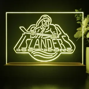 New York Islanders Fisherman Logo LED Desk Light