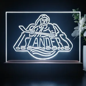 New York Islanders Fisherman Logo LED Desk Light