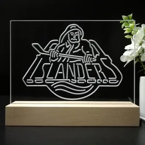 New York Islanders Fisherman Logo LED Desk Light