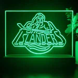 New York Islanders Fisherman Logo LED Desk Light