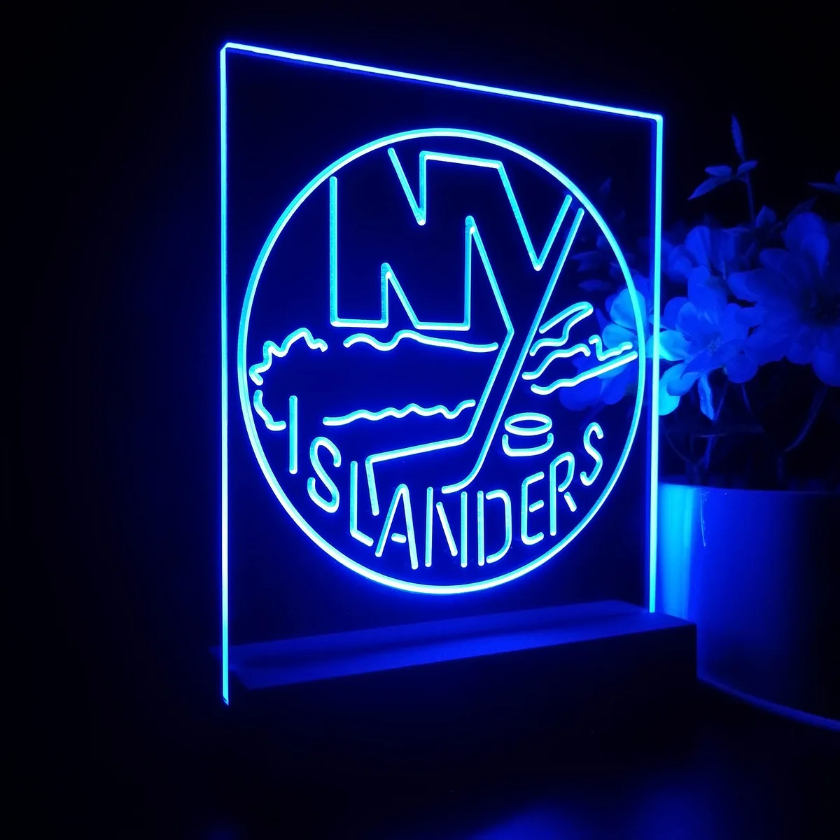 New York Islanders Logo 1 LED Desk Light