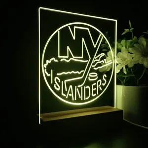 New York Islanders Logo 1 LED Desk Light