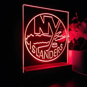 New York Islanders Logo 1 LED Desk Light