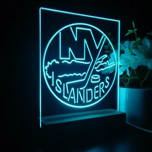 New York Islanders Logo 1 LED Desk Light