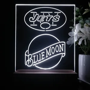 New York Jets Blue Moon LED Desk Light