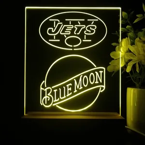New York Jets Blue Moon LED Desk Light