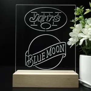 New York Jets Blue Moon LED Desk Light