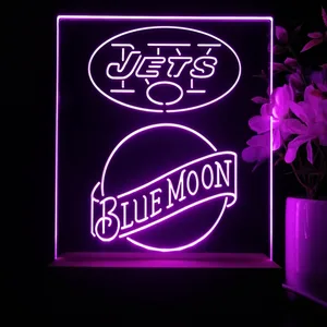 New York Jets Blue Moon LED Desk Light
