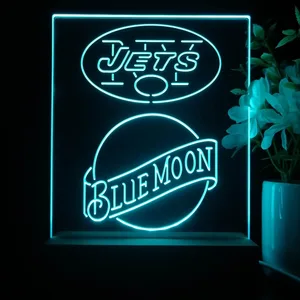 New York Jets Blue Moon LED Desk Light