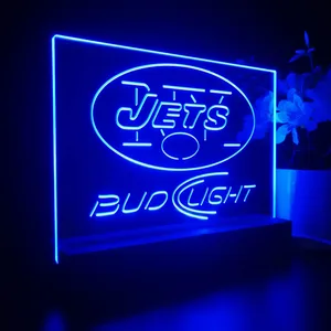 New York Jets Bud Light LED Desk Light