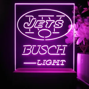 New York Jets Busch Light LED Desk Light