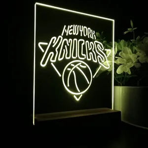 New York Knicks Logo LED Desk Light