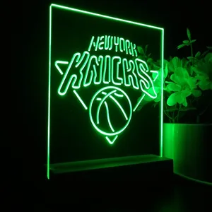 New York Knicks Logo LED Desk Light