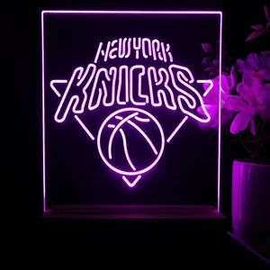 New York Knicks Logo LED Desk Light