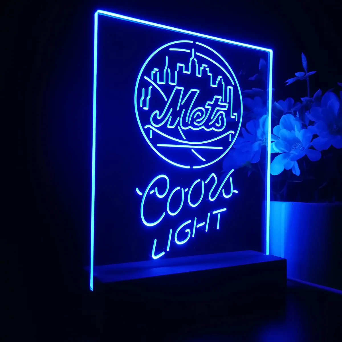 New York Mets Coors Light LED Desk Light